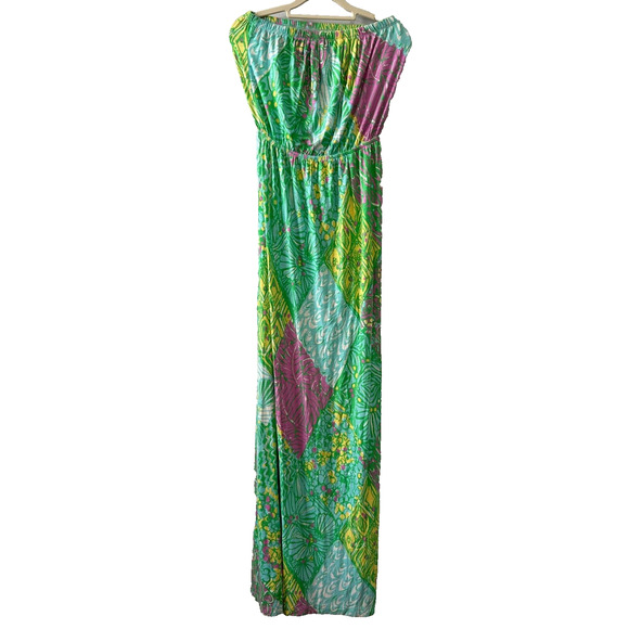 Lilly Pulitzer Women's Strapless Marlisa Maxi Dress in Multicolor Floral Size XS - Picture 2 of 14